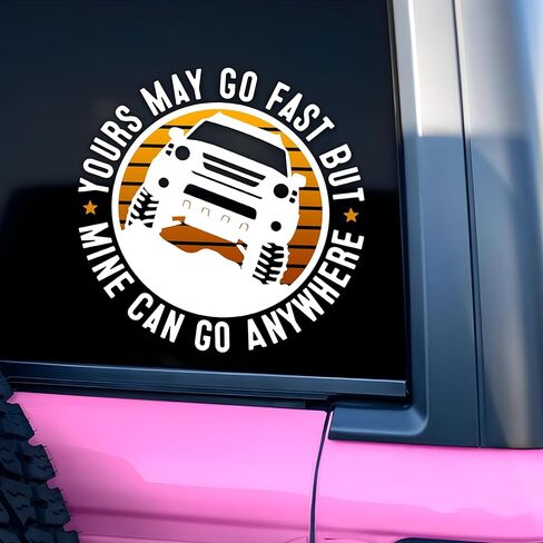 Absolutely Feral Car Decal Funny Quotes, Jokes Car, Animal, Humor Car Window Accessories Affirmations Vinyl Waterproof 6 Inches Bumper Decal Gifts for Mom Dad Friend Coworker in Kuwait