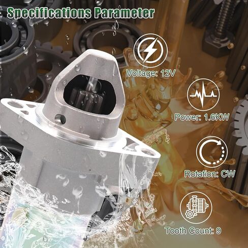 17844 استبدال محرك البداية متوافق مع محرك Honda CR-V 2002-2006 2.4L L4 # OE 31200-PPA-505 31200-PPA-A02 31200-PPA-A04 SMU0416 336-1955 in Kuwait