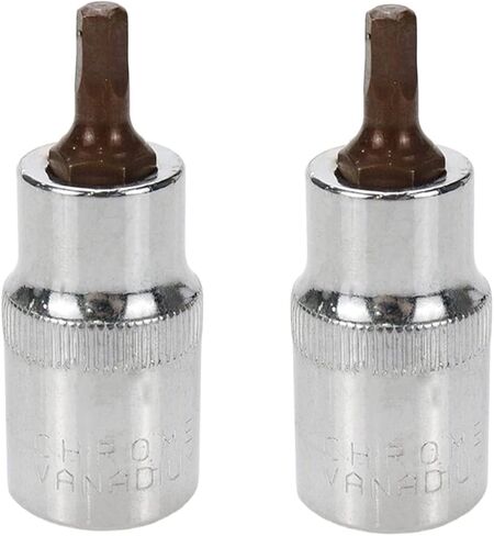 1/2" Drive and T50 Torx Bit Socket 2.16" Length Drive Hex Bit Socket Set -2pcs in Saudi Arabia