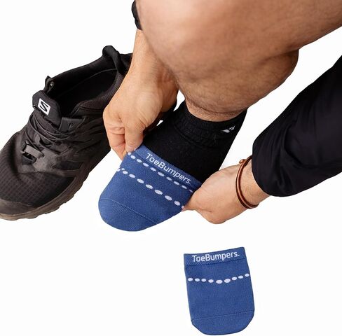 جوارب رجالية بدون خياطة لحماية أصابع القدم 1/2 للتنس والجري وكرة القدم وكرة السلة والمشي لمسافات طويلة والكرة الطائرة in Kuwait
