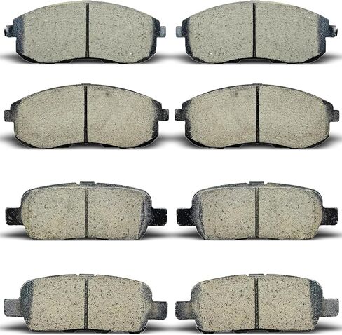 مجموعة وسادات الفرامل الأمامية والخلفية المصنوعة من السيراميك تناسب إنفينيتي G35 2003-2005، نيسان 350Z 2003-2005، نيسان ألتيما 2007-2013، جوك 2011-2017، سينترا 2007-2012 in Kuwait