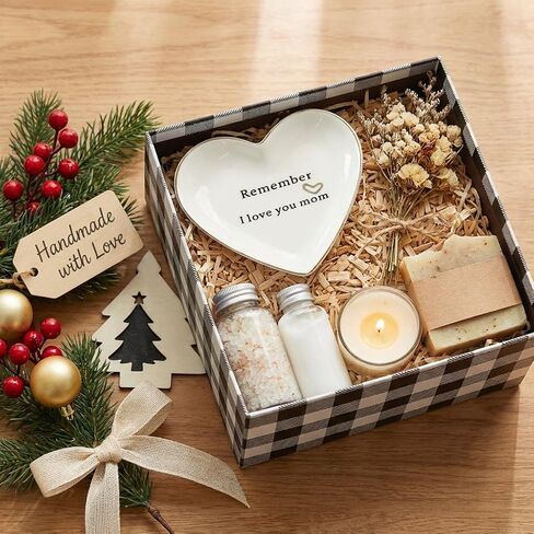 Gifts For Mom Ceramic Jewelry Dish Tray, Remember I Love You Mom Heart Shaped Cute Ring Dish For Rings Earrings Necklaces Bracelet Watch Keys, Birthday Mother'S Day Christmas Gift For Women in Kuwait