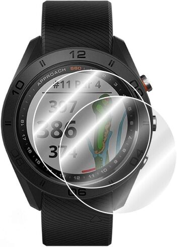 IPG for Garmin Approach S10 Golf Watch Screen Protector (2X) Smartwatch Invisible Ultra HD Clear Film Anti Scratch Skin Guard - Smooth/Self-Healing/Bubble -Free in Saudi Arabia