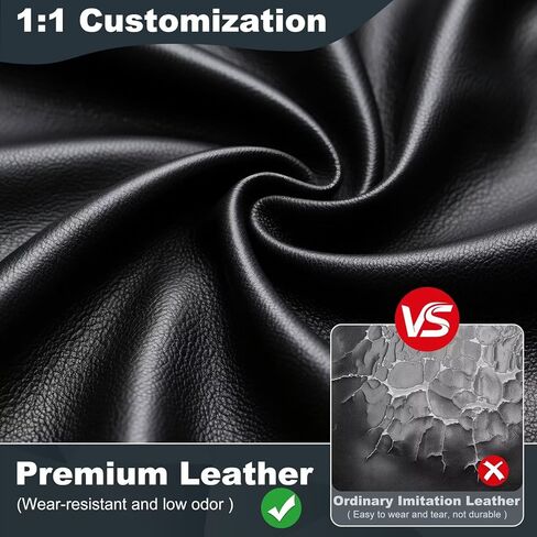 Car Seat Covers for Jeep Grand Cherokee 2022-2025 Front Seat - Waterproof Leather Custom Automotive Seat Covers Protector (2PCS Front,Black) in Kuwait