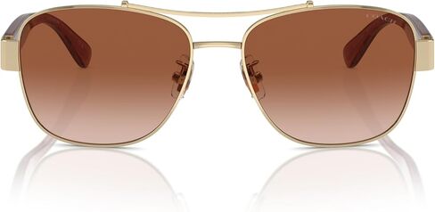 COACH womens Hc7161 Aviator Sunglasses in Saudi Arabia