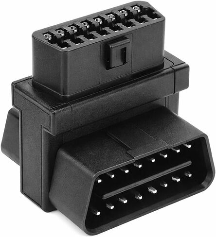 Car OBD2 Splitter, 16 Pin 1 Male Splitter to 2 Female Extension Cable Converter Adapter, Automotive OBDII Devices Diagnostic Port Extender, Universal for Sedan RV Truck in Kuwait