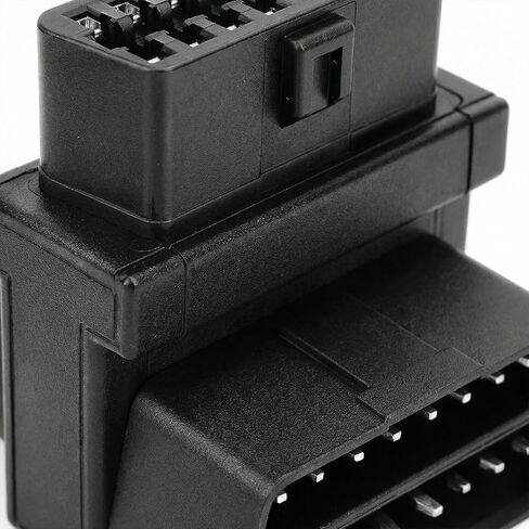 Car OBD2 Splitter, 16 Pin 1 Male Splitter to 2 Female Extension Cable Converter Adapter, Automotive OBDII Devices Diagnostic Port Extender, Universal for Sedan RV Truck in Kuwait