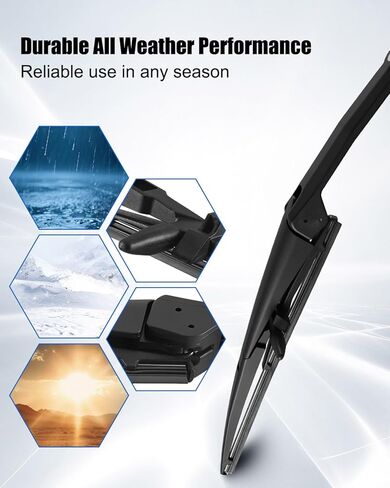 Rear Windshield Wiper Arm Blade Fit for Toyota 4Runner 2010-2023, Rear Window Wiper Blade with Arm Replace 85241-35060 85242-35050 in Saudi Arabia