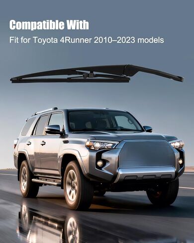 Rear Windshield Wiper Arm Blade Fit for Toyota 4Runner 2010-2023, Rear Window Wiper Blade with Arm Replace 85241-35060 85242-35050 in Saudi Arabia