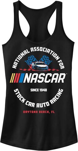 Junior's NASCAR Since 1948 Daytona Beach Logo Racerback Tank Top in Saudi Arabia