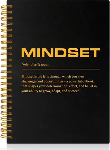 Defoxho Mindset Definists 160 Plank Pages Procal Notebook ، الإيمان على الخوف ، هدايا الصحة العقلية للمعلم معالج الأخصائي الاجتماعي ، معالج ، صديق زميل في العمل. in Saudi Arabia