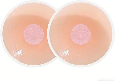 Nipple Covers for Women – Reusable Sticky Silicone Nipple Covers,Seamless Nipple Cover with Travel Box Red in Kuwait