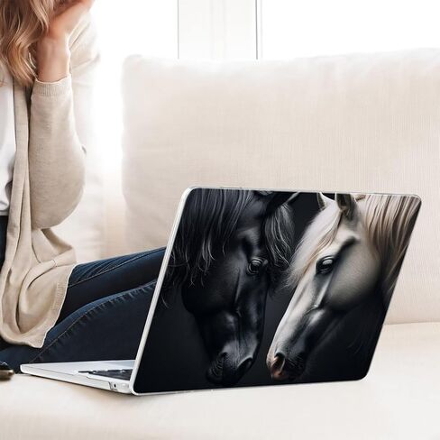 متوافق مع جهاز MacBook Pro مقاس 14 بوصة، حافظة صلبة مع غطاء لوحة مفاتيح وواقي شاشة (A2442 A2779 A2918 A2992 A3112 A3185 A3401 A3434، إصدار 2021-2025) - Horse MC22712 in Kuwait