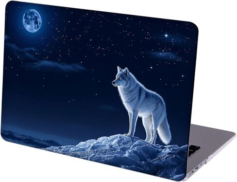 Compatible with MacBook Air 15.3-inch, Hard Shell Case with Keyboard Cover and Screen Protector (A2941, M2 Chip / A3114, M3 Chip / A3241, M4 Chip, 2023-2025 Release) - Wolf MC22104 in Saudi Arabia