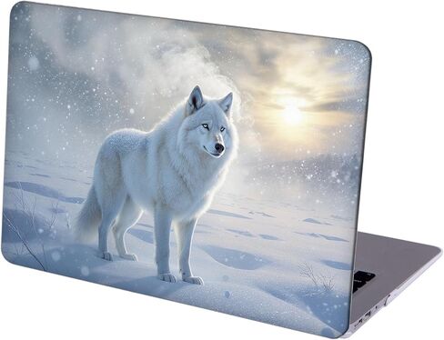 متوافق مع جهاز MacBook Air مقاس 15.3 بوصة، حافظة صلبة مع غطاء لوحة مفاتيح وواقي شاشة (A2941، M2 Chip / A3114، M3 Chip / A3241، M4 Chip، إصدار 2023-2025) - Wolf MC22101 in Kuwait