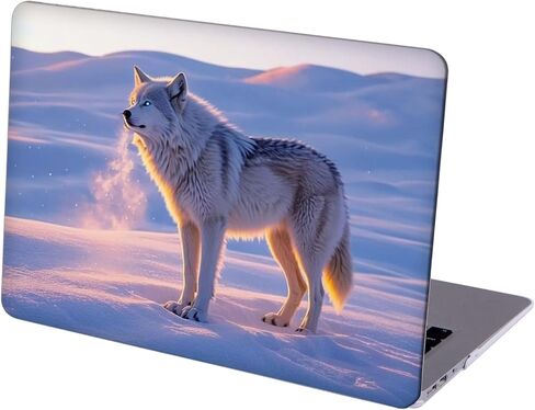 متوافق مع جهاز MacBook Air مقاس 15.3 بوصة، حافظة صلبة مع غطاء لوحة مفاتيح وواقي شاشة (A2941، M2 Chip / A3114، M3 Chip / A3241، M4 Chip، إصدار 2023-2025) - Wolf MC22102 in Kuwait