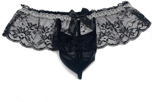 Men's Lace Panties Skirted Sissy Underwear For Men Sexy Lingerie Femboy in Kuwait