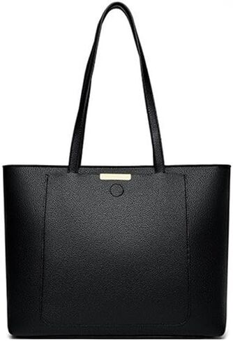 Women's Faux Leather Purses and Handbags for Women, Travel Tote Bag, Large Shoulder Bag with Zipper in 4 Colors in Saudi Arabia