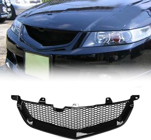 1 Piece of Front Bumper Grille Mesh Grill For Honda Accord CL7 Euro R Acura TSX 2003-2005 in Kuwait