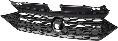 Front Bumper Upper Red & Black Grille Compatible with 2019 2020 2021 VW Volkswagen Jetta, Replacement for 17A853651R in Kuwait