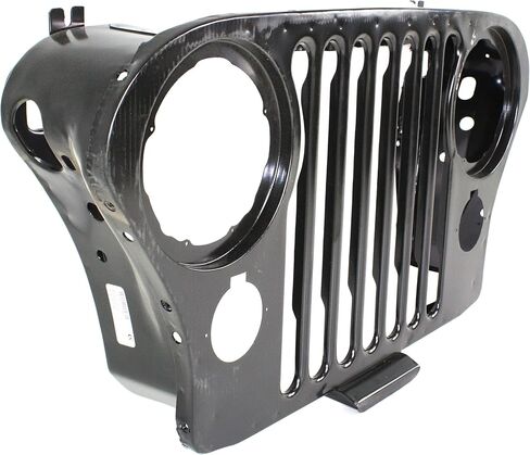Garage-Pro Grille Assembly for Jeep CJ5 CJ7 1972-1986, Scrambler 1981-1985, Jeep Grill, Painted Black CH1200139 in Saudi Arabia