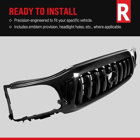 Garage-Pro Grille Assembly for Jeep CJ5 CJ7 1972-1986, Scrambler 1981-1985, Jeep Grill, Painted Black CH1200139 in Saudi Arabia