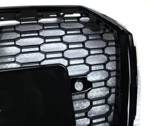 RS4 Style Honeycomb Mesh Hex Grille Black Fit for A D A4/S4 B9 2017-2019 in Kuwait