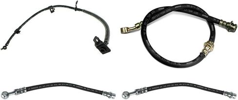 Arrhythmic Front Rear Brake Hydraulic Hose - 4PCs Automotive Replacement Brake Hoses for Hyundai Sonata 2.7L 2005 in Kuwait