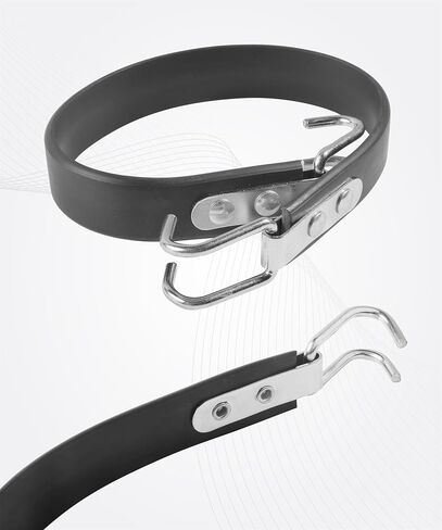 2PCS Battery Strap,Car Accessories 14 inch Heavy Duty Metal Car Battery Lifting Strap, Batteries Lifting Tool,Automotive Replacement,Compatible with Most 6V,8V,12V Golf Cart Batteries in Kuwait