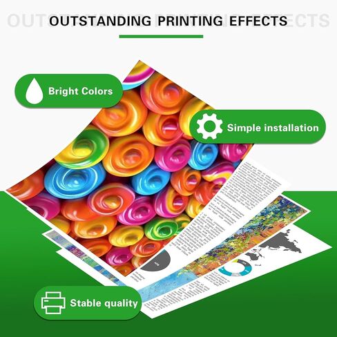 21XL 22XL Ink Cartridges (2-Pack, Black/Tri-Color) Replacement for HP 21 22 Ink Cartridges Work for OfficeJet 4315 J3680 DeskJet F2210 F4180 F380 F300 F4140 D1455 3940 PSC1410 Printer in Kuwait