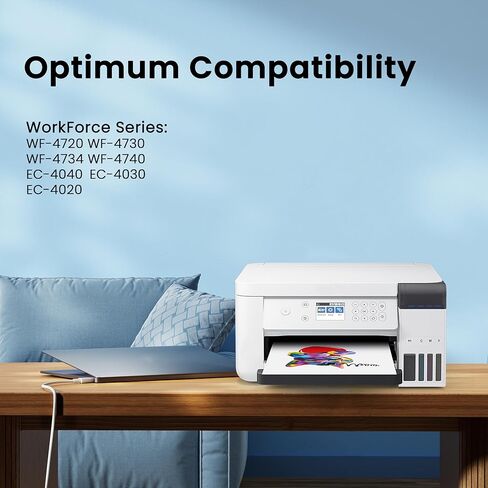 استبدال خراطيش الحبر المعاد تصنيعها لحزمة التحرير والسرد لخراطيش الحبر Epson 802XL T802 T802XL لطابعة Workforce Pro WF-4720 WF-4730 WF-4734 WF-4740 EC-4040 EC-4030 EC-4020 (5 عبوات) in Saudi Arabia