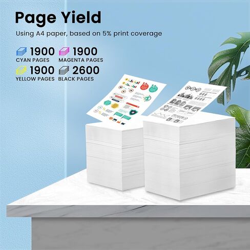 استبدال خراطيش الحبر المعاد تصنيعها لحزمة التحرير والسرد لخراطيش الحبر Epson 802XL T802 T802XL لطابعة Workforce Pro WF-4720 WF-4730 WF-4734 WF-4740 EC-4040 EC-4030 EC-4020 (5 عبوات) in Saudi Arabia