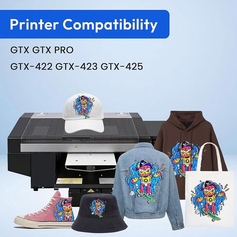 حقيبة حبر نسيج DTG ممتازة بيضاء (مع رقاقة) 700 مل بديلة لطابعة سلسلة Brother GTX GTX PRO GTX-422 GTX-423 GTX-425، طباعة مباشرة على الملابس in Kuwait