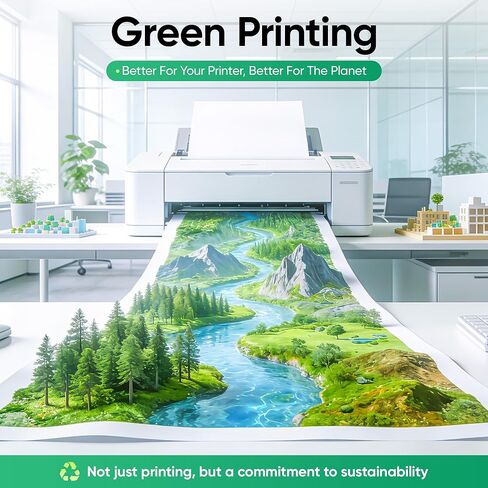 738 خراطيش حبر 300 مل 4 عبوات بديلة عالية الإنتاجية لحبر HP 738 738XL حبر 498N8A 676M6A 676M7A 676M8A متوافق مع طابعات HP DesignJet T850 T950 ذات التنسيق العريض باللون الأسود والأرجواني السماوي والأصفر in Kuwait