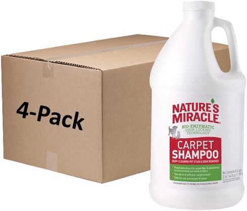 Nature’s Miracle Carpet Shampoo, Deep-Cleaning Pet Stain And Odor Remover, 64 Ounces in Kuwait