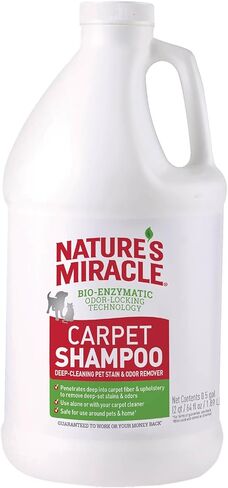 Nature’s Miracle Carpet Shampoo, Deep-Cleaning Pet Stain And Odor Remover, 64 Ounces in Saudi Arabia
