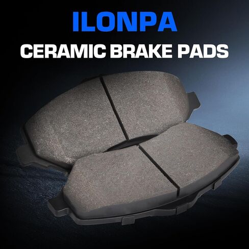 Front Ceramic Rear Semi-Metallic Disc Brake Pads Set for Dodge Journey 2009-2012,for Grand Caravan 2008-2012,for Chrysler Town/Country 2008-2012,for VW Routan 2009-2012 8PCS(With Hardware) in Saudi Arabia