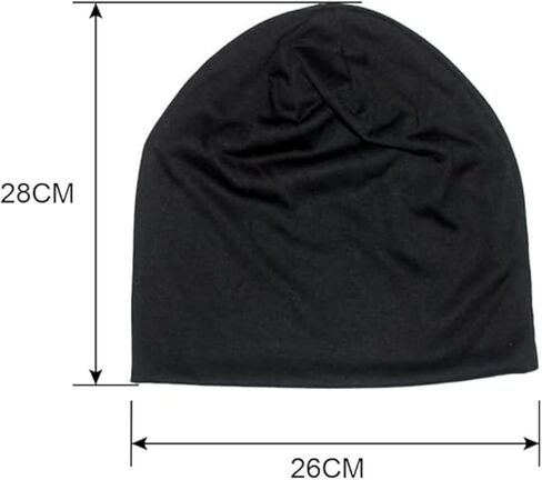 Slouchy Beanie Hat for Women Men Casual Comfy Baggy Skull Cap Lightweight Chemo Headwear Fashion Elastic Sleeping Headwrap Sapphire Blue in Saudi Arabia