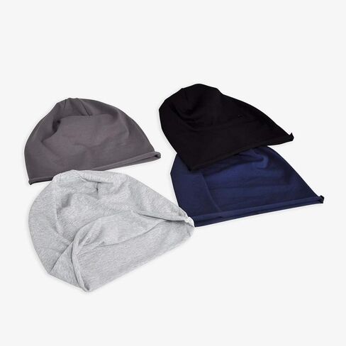 Slouchy Beanie Hat for Women Men Casual Comfy Baggy Skull Cap Lightweight Chemo Headwear Fashion Elastic Sleeping Headwrap Sapphire Blue in Saudi Arabia