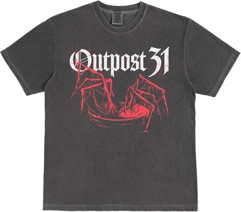Outpost 31 Spiderhead T-Shirt, Vintage 80's Horror Movie Thing Tee in Saudi Arabia