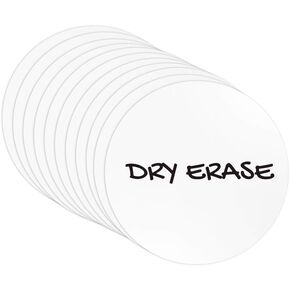 Better crafts Dry Erase Round Magnetic Shelf Labels - Dry Erase Round Magnets - Magnetic Name Tags 2inches White (12 Pack) in Kuwait