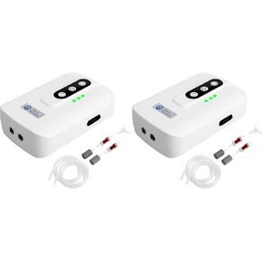 AquaMiracle Lithium Battery Powered Portable Aquarium Air Pump for Fish Tank, USB Rechargeable Aquarium Bubbler Aerator for Outdoor Fishing, Power Outages and Emergency in Kuwait