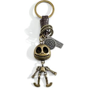 Skeleton Keychain Halloween Keychain Goth Accessories Retro Gifs Spooky Gifts for Women Men Birthday Halloween in Kuwait