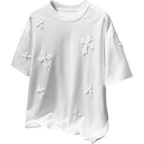 تيشيرتات Verdusa الأساسية Y2k للرجال من Verdusa كاجوال ذات أكتاف منسدلة in Kuwait