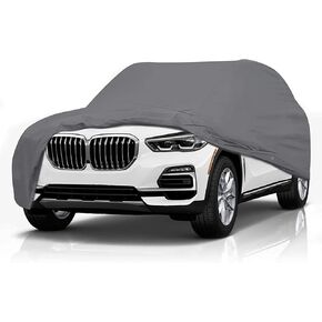 5 Layer Car Cover – for BMW X1 2016-2021 SUV 4-Door Semi Custom Fit Waterproof Full Coverage Rain Snow Sun All Weather Windproof Dust Proof Scratch Resistant Outdoor Automobile in Kuwait