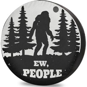 أغطية الإطارات الاحتياطية لمقطورة RV ذات القدم الكبيرة Sasquatch مقاومة للطقس والغبار عالمية لسيارات الدفع الرباعي والمعسكرات ومركبات السفر 12 بوصة 13 بوصة 14 بوصة 15 بوصة 16 بوصة 17 بوصة in Kuwait