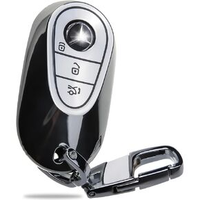 for Mercedes Benz Key Fob Cover Fits 2021 2022 2023 2024 2025 E/C/S-Class EQE/EQS/GLC/Maybach 300/350/400/450/500/560/600/680/63/53 Accessories TPU Case in Saudi Arabia