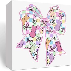 Easter Desk Decorations, Christian Easter Decorations, He is Risen Retro Farmhouse Lamb Cross Wooden Box Sign Decor for Home Office Table Kitchen Bathroom Party Shelf Tiered Tray 5x5 Inch in Kuwait