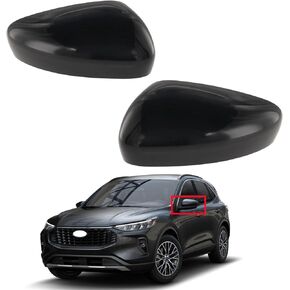 غطاء مرآة الرؤية الخلفية متوافق مع 2020-2024 Ford Escape SE/SEL 20 21 22 23 24 w/o بدوره إشارة ضوء مرآة قبعات استبدال اليسار واليمين in Kuwait