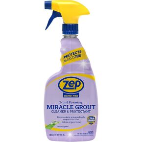 Zep Home Pro Foaming Miracle Grout Cleaner & Protectant - 32 Fl. OZ - (Pack of 1) 2-in-1 for Sparkling Clean Grout Lines in Kuwait